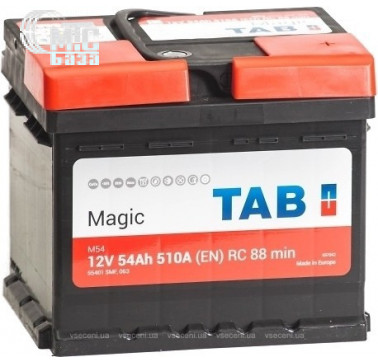 Аккумулятор TAB Magic [189054] 6СТ-54 Ач R EN510 А 207x175x175мм